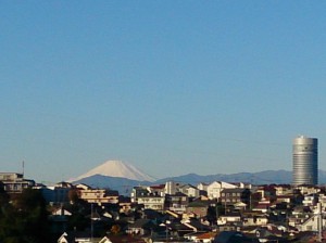 20141222　富士山　横浜鶴見